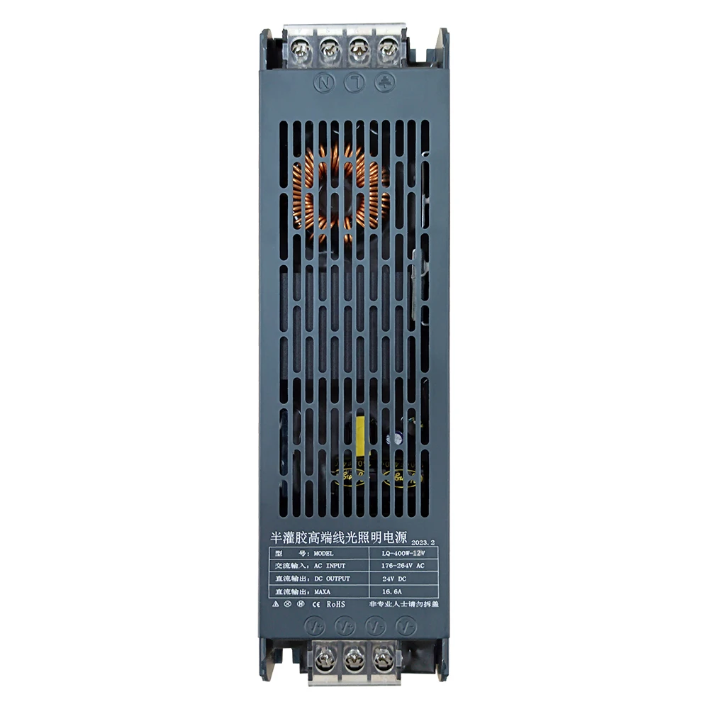 Светодиодный источник питания 12 В 400 Вт AC176V-264V к DC 60 100 200 300 Сверхтонкий склеенный трансформатор преобразователь для светодиодной ленты Li