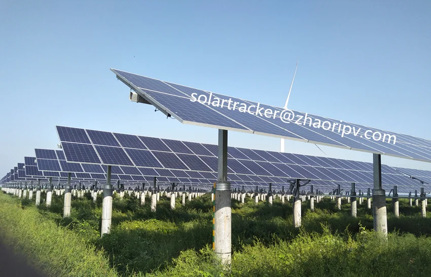 
Easy maintenance On-grid solar tracking system 