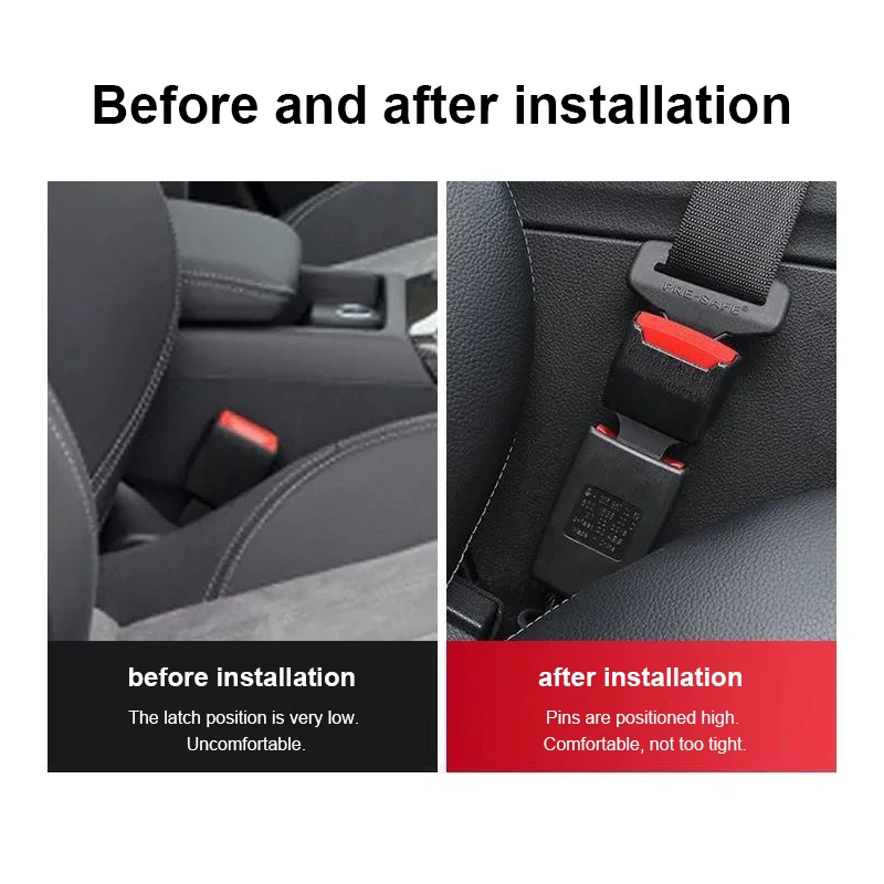 Car Seat Buckles Alert Silencer Auto Seat Belt Extender Car Seat Belt Buckle