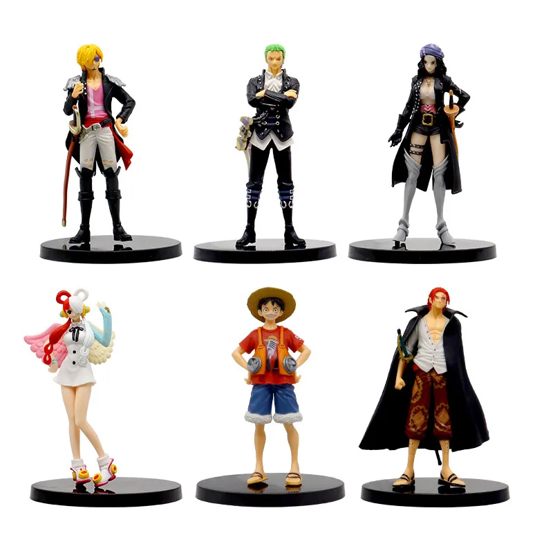Zealed Toy Best selling Anime toy doll pvc 3d model ornament 6styles boxed One Pieces figure
