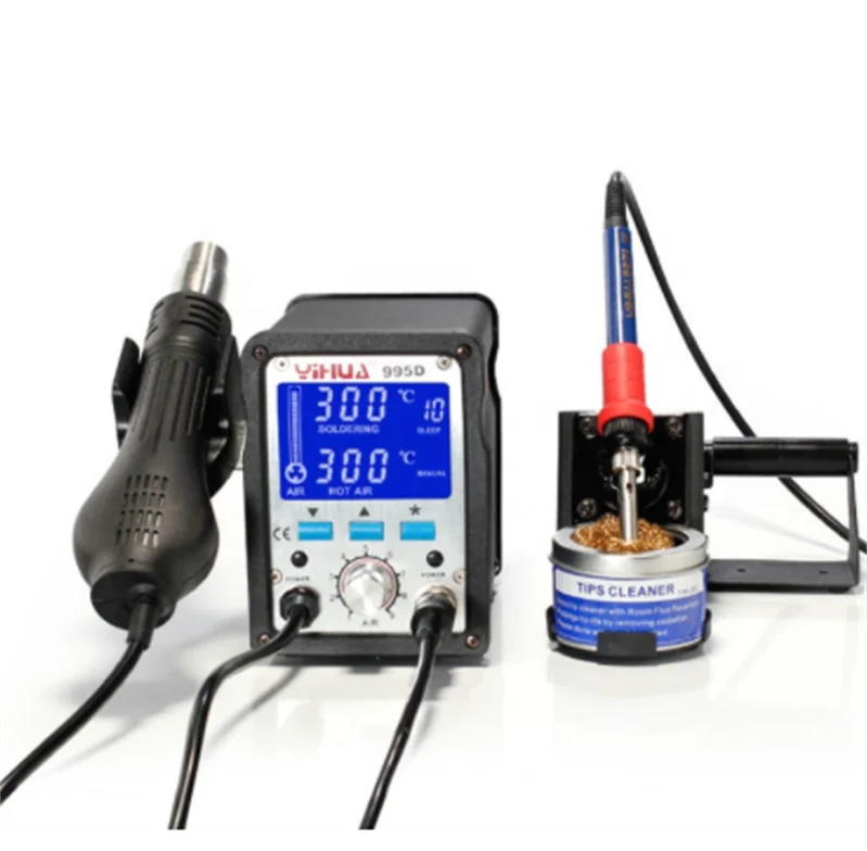 Maintenance system atten ms-900 500w 4 in1 Rework Station electric iron tweezers hot air gun soldering station