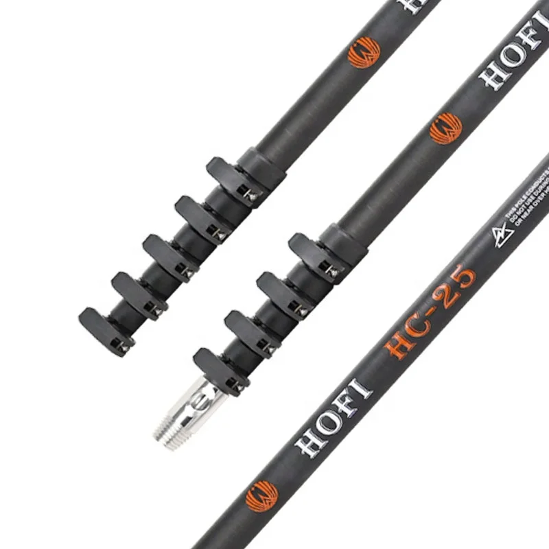 HOFI HC-25 new style wholesales branded handheld carbon fiber telescopic picking pole clamps for other household cleaning tools