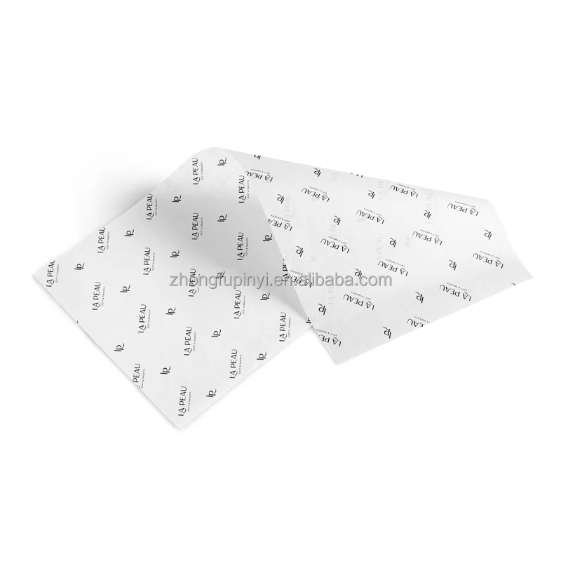 White Jumbo Roll Branded Packing Customised Tissue Paper Custom Logo Luxury Designer Floral Wrapping Paper