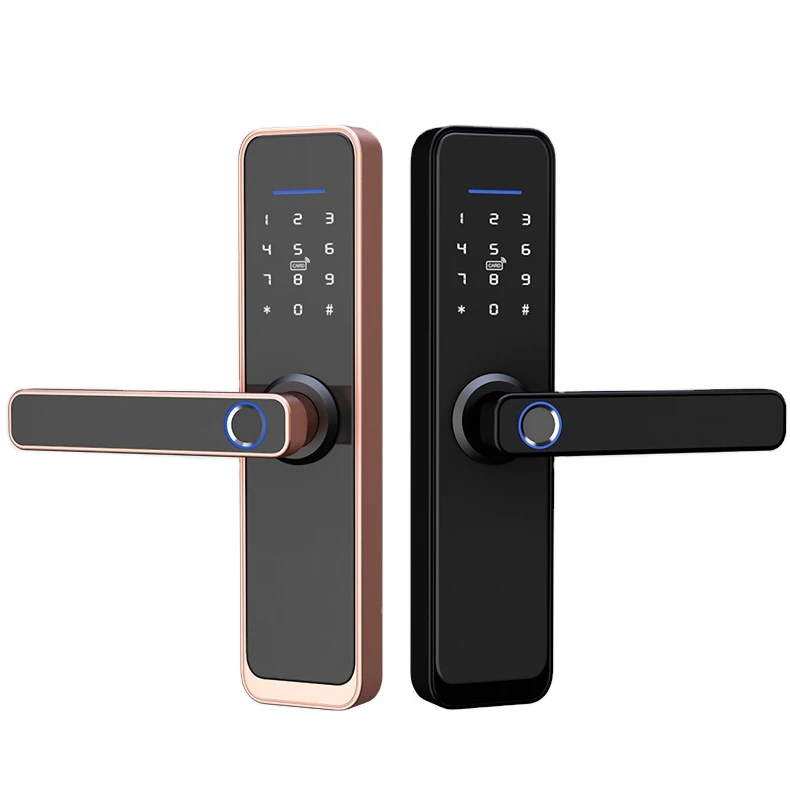 TTLock Automatic Digital Blue tooth Fingerprint Deadbolt Door Lock  Multiple Unlocking Ways Lock