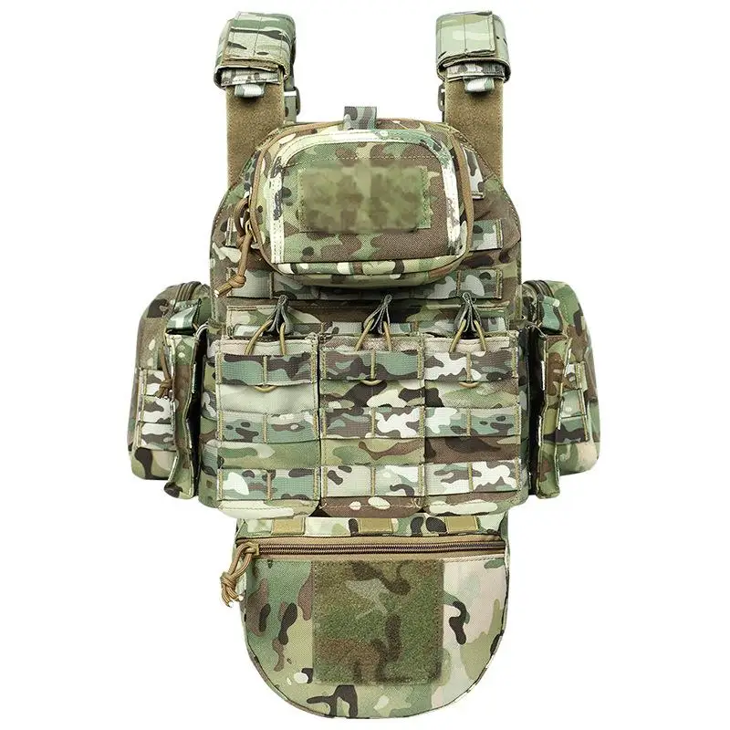Lightweight Nylon MOLLE multi-functional expansion system breathable wear-resistant outdoor training uniform tactical vest vest