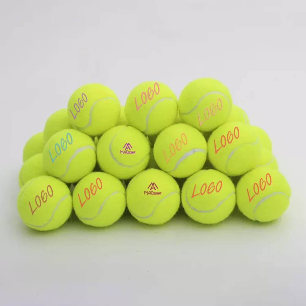 Оптовая торговля OEM логотипа оптом по низкой цене Пелотас De Tenis падел весло теннисный мяч белый оранжевый на теннисном мяче одобренное ITF