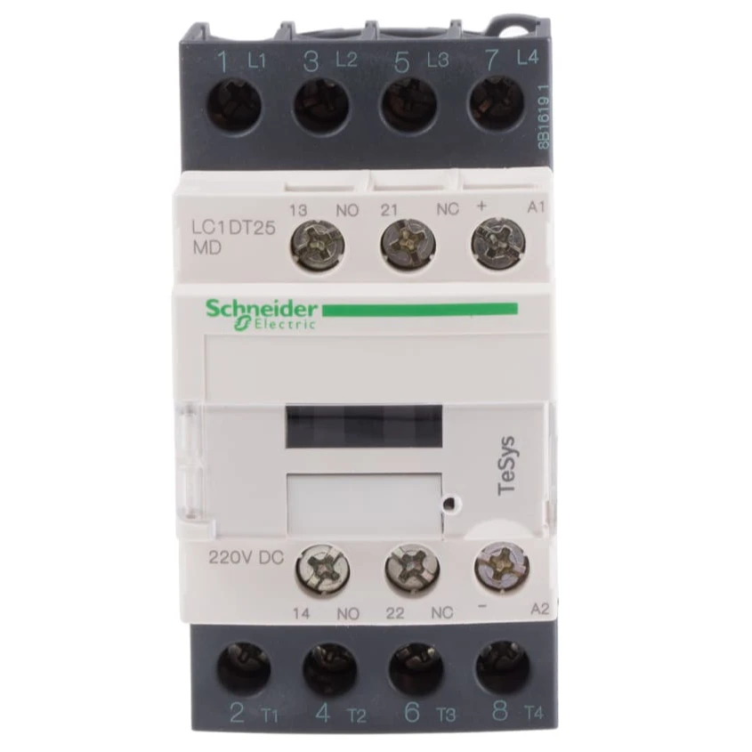LC1DT25MD Electric Contactors LC1D Series 4 pole contact 25 A contact voltage 690 V AC/DC for Schneider