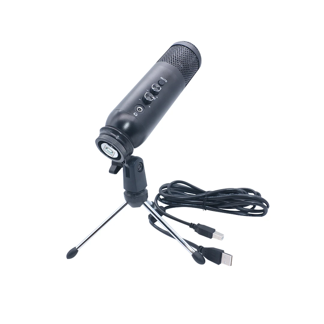 Accuracy Stands EM-200N profession Sound Card USB Condenser Microphone Stand Wired Mic of Design Podcast Studio