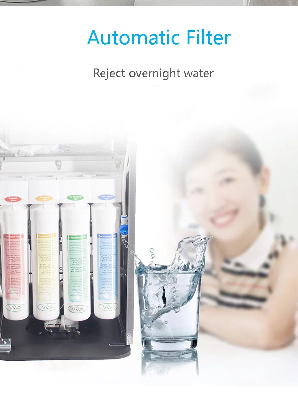 2024 Smart design Hot and Cold  Water Cooler  Water Dispenser With 4 Stage Filters