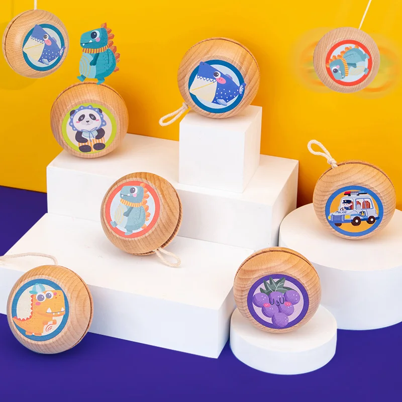 Eurolucky Unisex Cartoon Animal Ball Puzzle Educational Beech Wood Toy for Kids Aged 2 to 4 and 5 to 7 Years