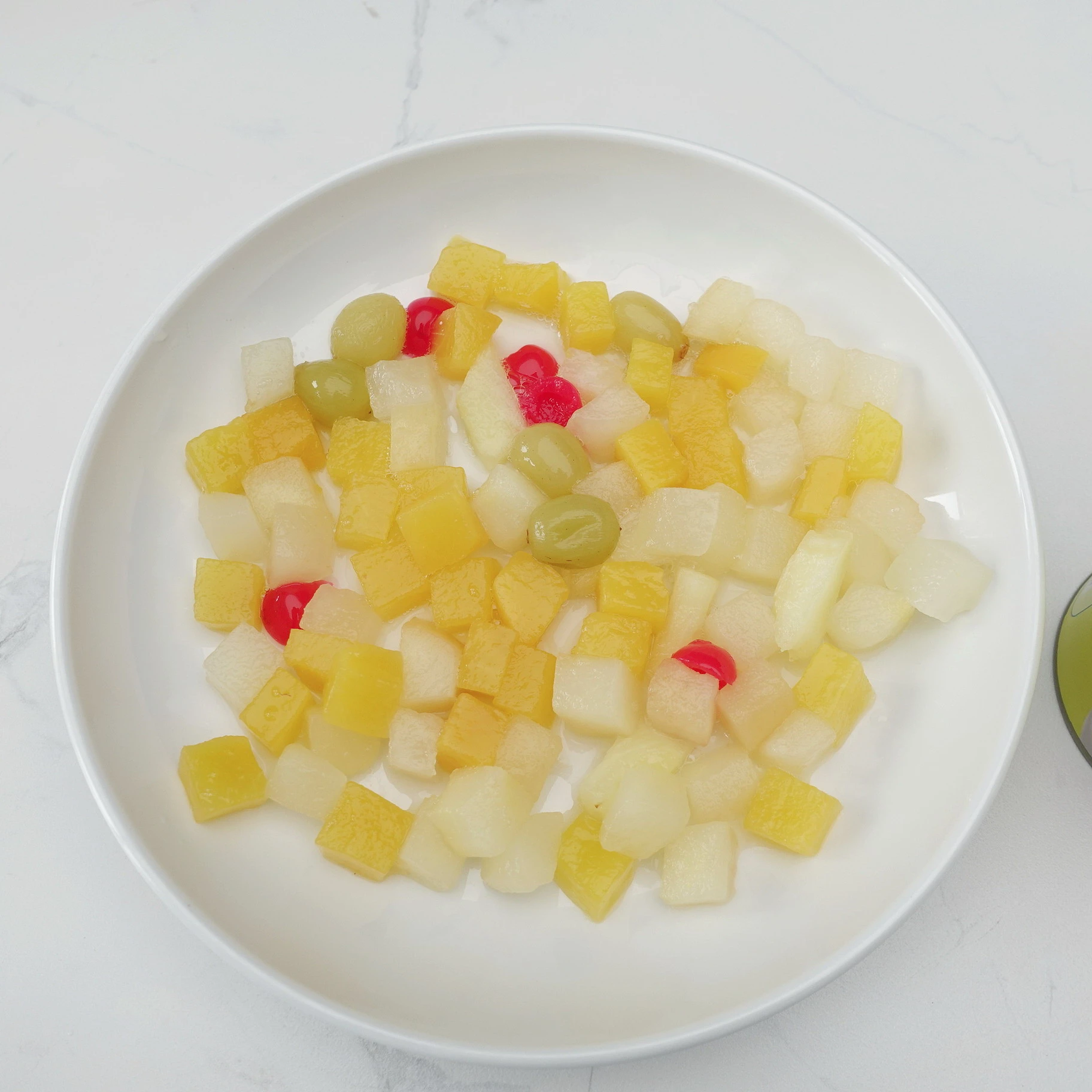 wholesale canned cocktail fruits sweet delicious tropical diced passion fruit can food snack in light syrup TOP1