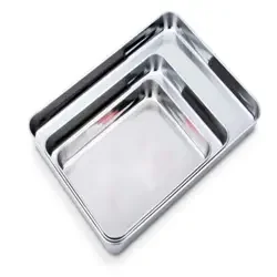 Высокотемпературный и устойчивый к коррозии пищевой нержавеющей стали металлический лоток для Выпечки Противень из нержавеющей стали