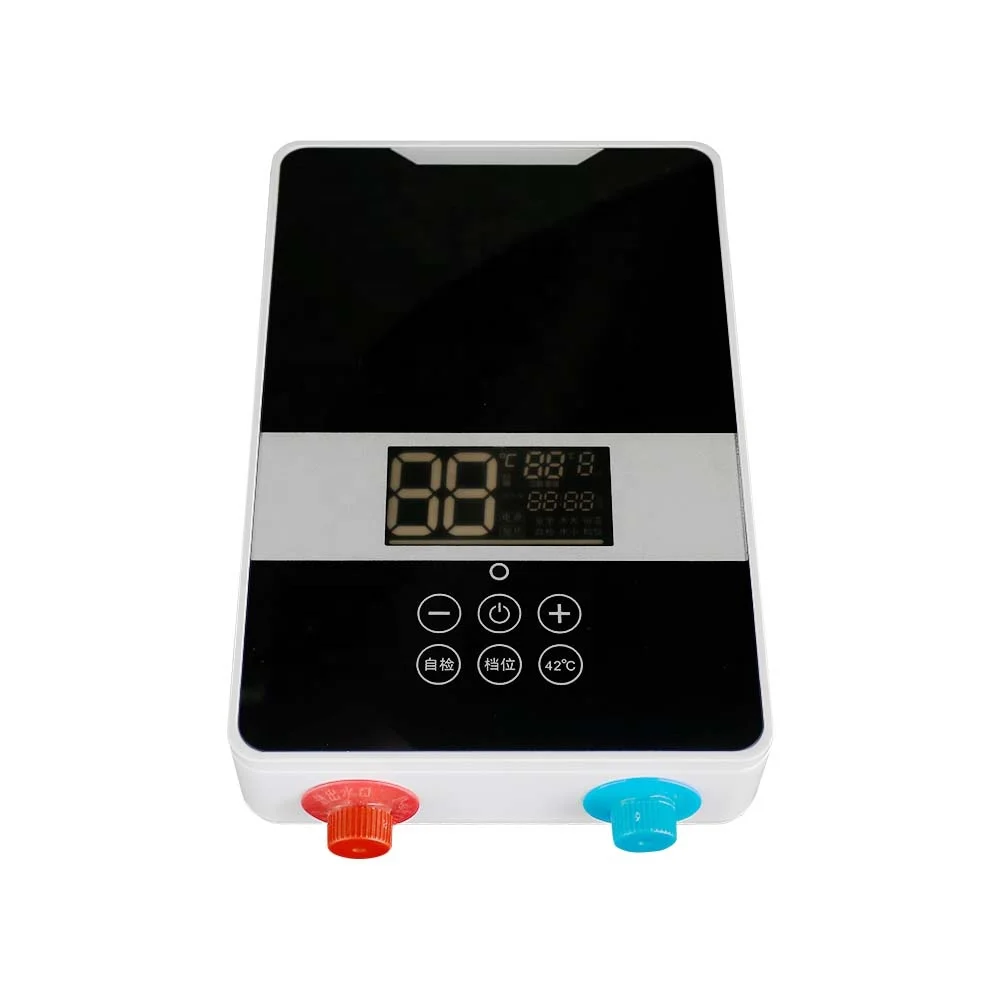 5500/6500/7500 Watts Smart Wall Mounted Bath Water Heater Instant Electric Water Heater For Kitchen/Shower