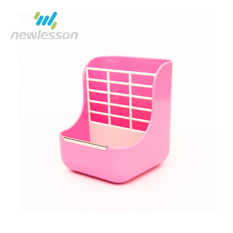 plastic straw frame chinchilla Dutch pig 3 in 1 rabbit food bowl