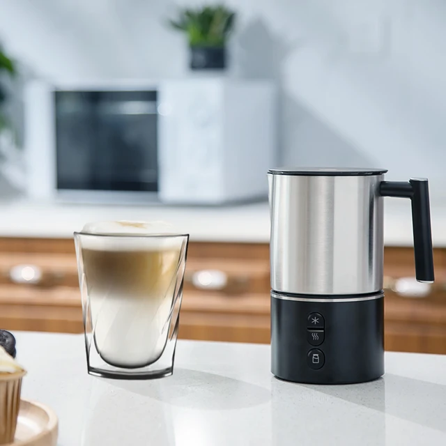 electronic  multi functions portable stainless steel detachable automatic milk frother electric