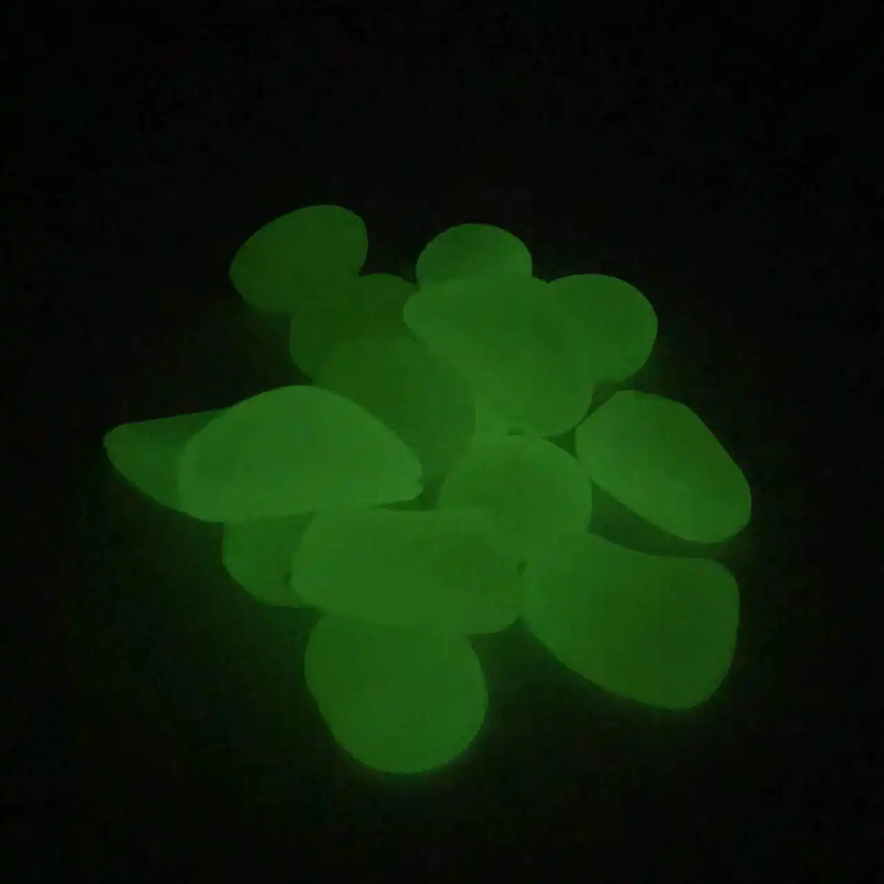 square office garden decoration fluorescence stones/Glowing stone/Luminous stone