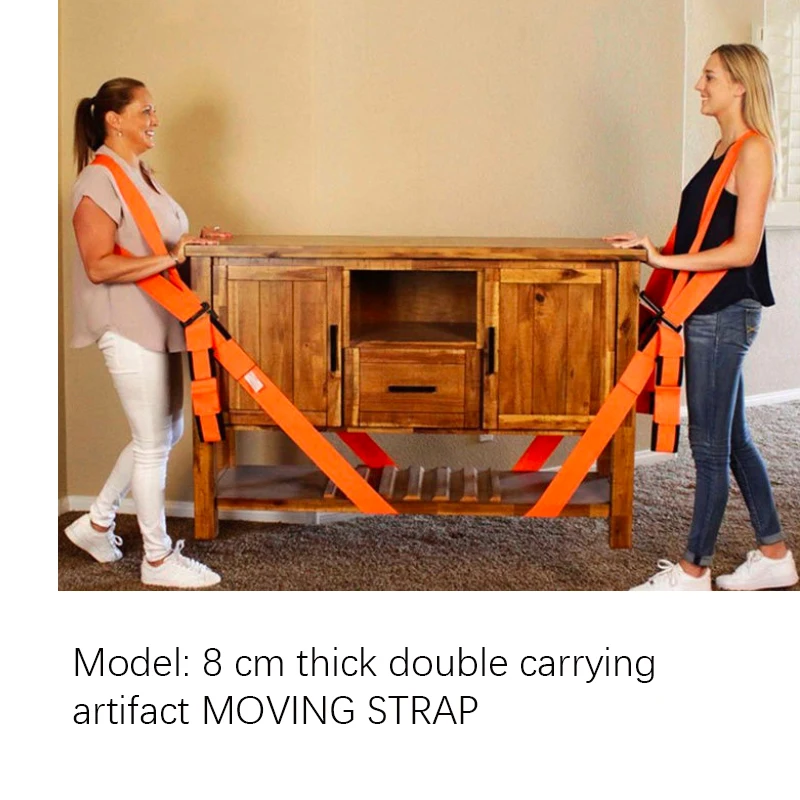 Promotion Forearm Forklift Lifting Moving Straps/8cm wide Lifting Moving Straps/Furniture moving easily carrying straps