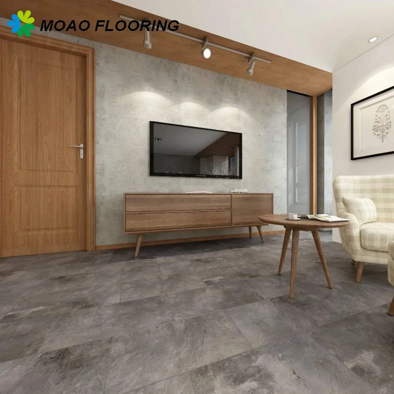 High quality Hybrid Click Lock UV coating PVC Material Rigid Core Luxury SPC Vinyl Flooring With Attached Foam