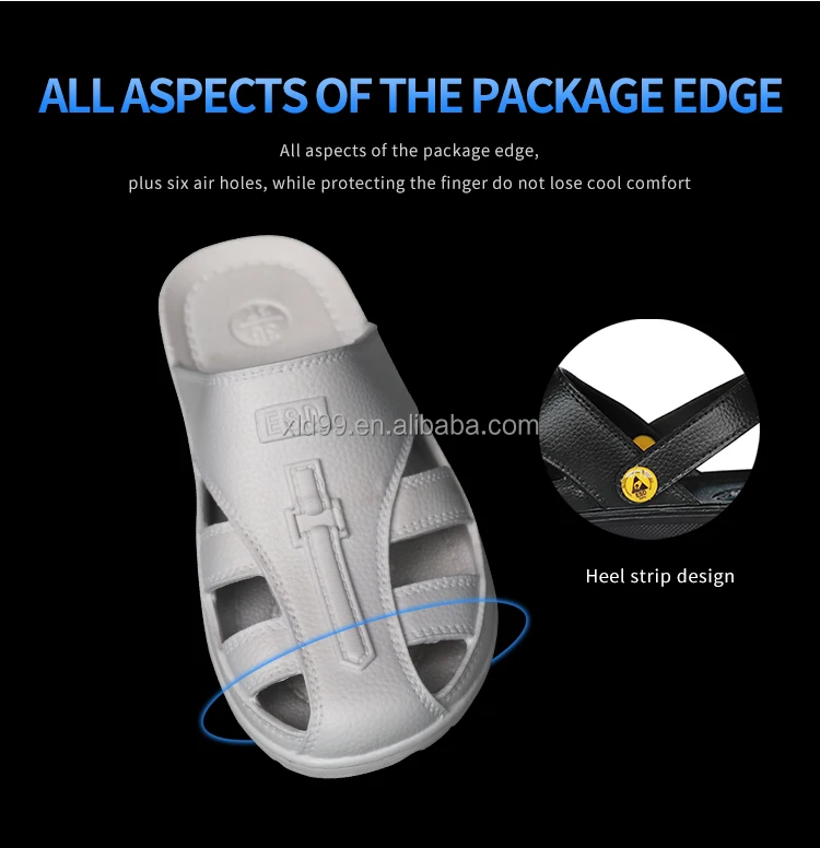Cleanroom ESD Anti Static PVC Safety Slipper