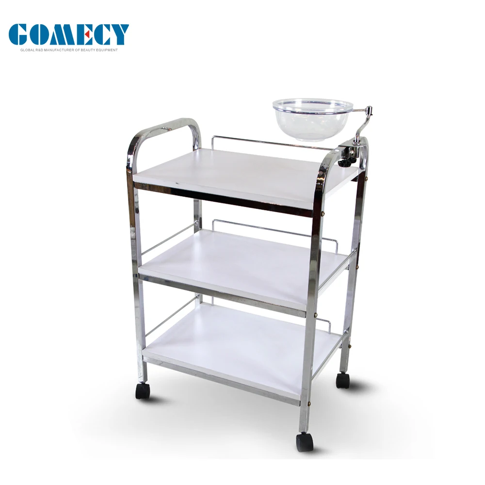 New style Hair Salon Trolley Cart Facial Hand Trolley Beauty Spa Facial Trolley Hair Salon Rolling Cart