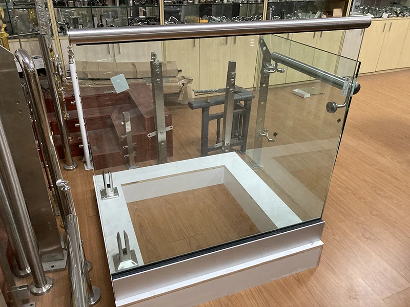 Aluminum U Channel Glass Railing U Channel Profile for Frameless Glass Balcony Balustrade