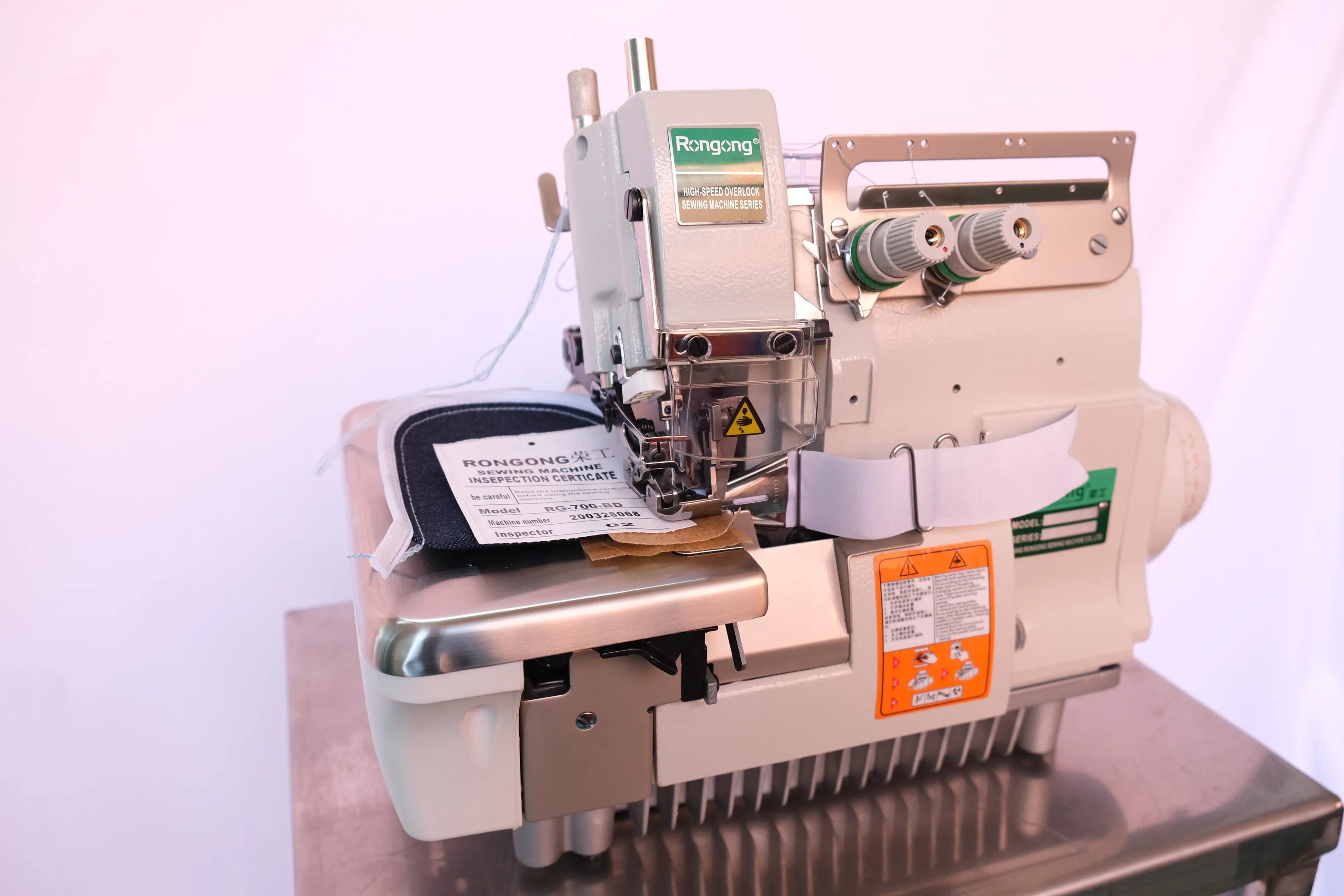 RONMACK RM-700-4D-BD fold pocket binding overlock sewing machine