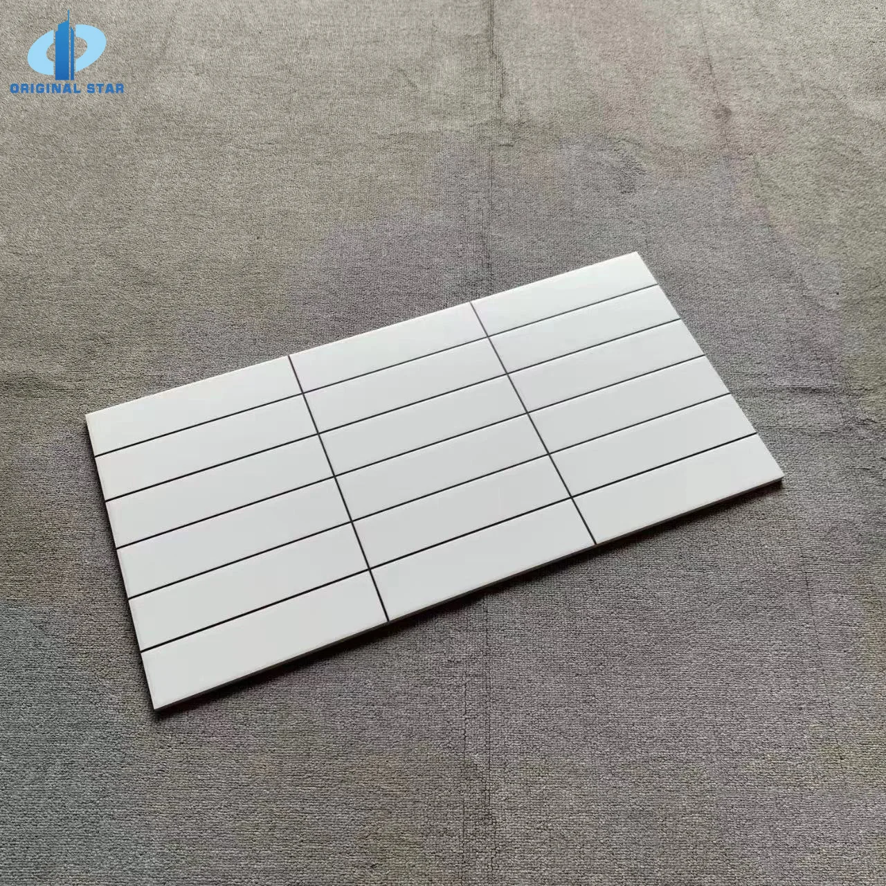 300X600mm Glossy White Kitkat Tiles Foshan Supplier Ceramic Wall Tiles OSY66668