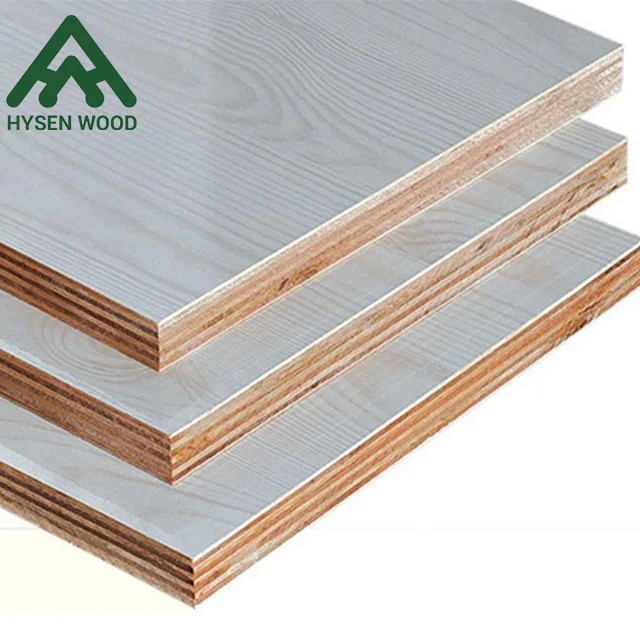 Factory Hot Sale Modern Style Quality High Gloss Poplar Plywood  Board 18mm Laminated Wood Boards for Kitchen Cabinet