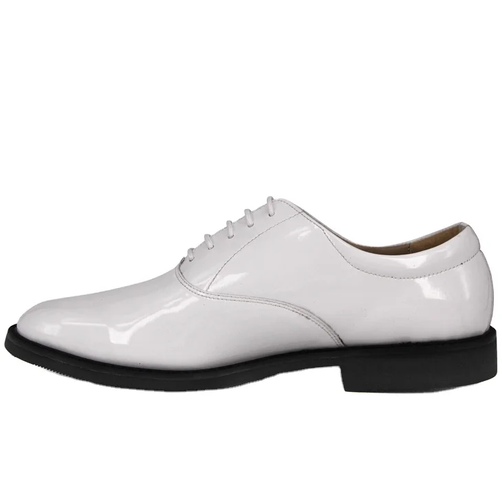 
Milforce military work dress men white classics genuine leather custom office shoe 