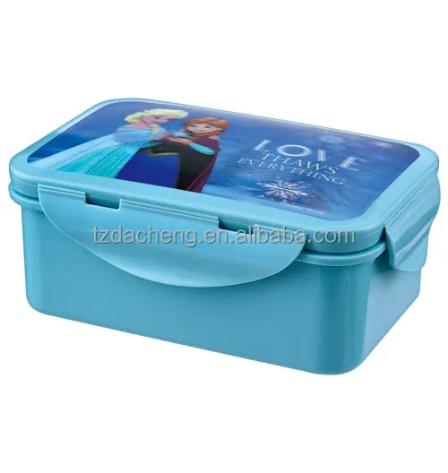 500 мл BPA бесплатно пластиковый Ланч-бокс с IML печать