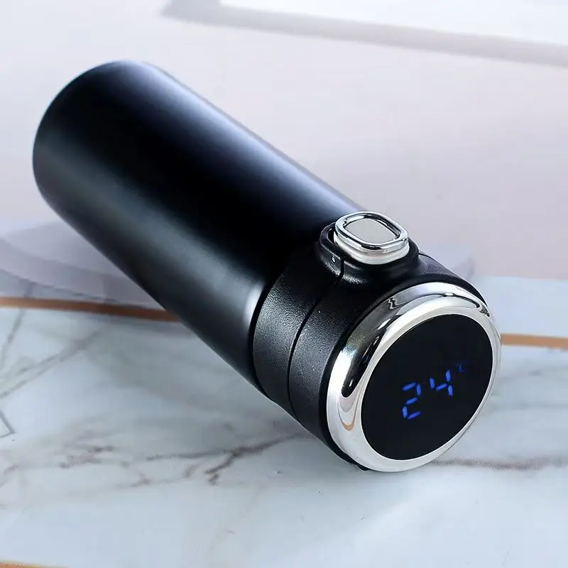 New Trending 304 Stainless Steel Smart Thermal, Insulation Bouncing Pea Cup Creative Leisure Cute Water Bottle For Girls