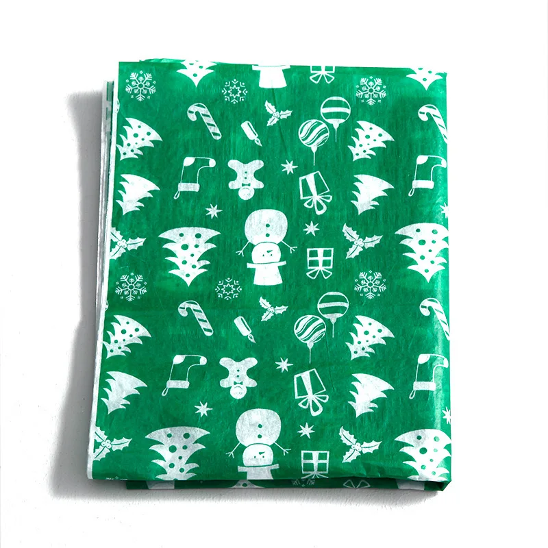 Recycled 30gsm Red Rapping Tissue Paper Christmas Wrapping Paper For Gift