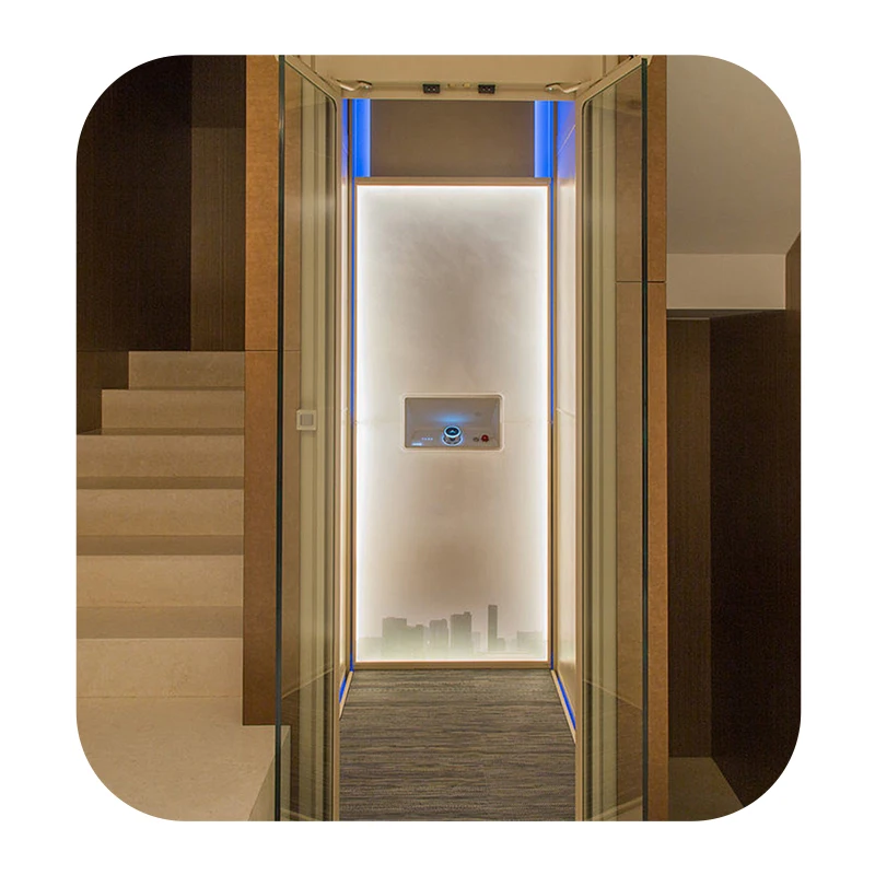 Residential Elevator Villa Elevator 2-4 Floors Indoor & Outdoor Electric Residential Elevator