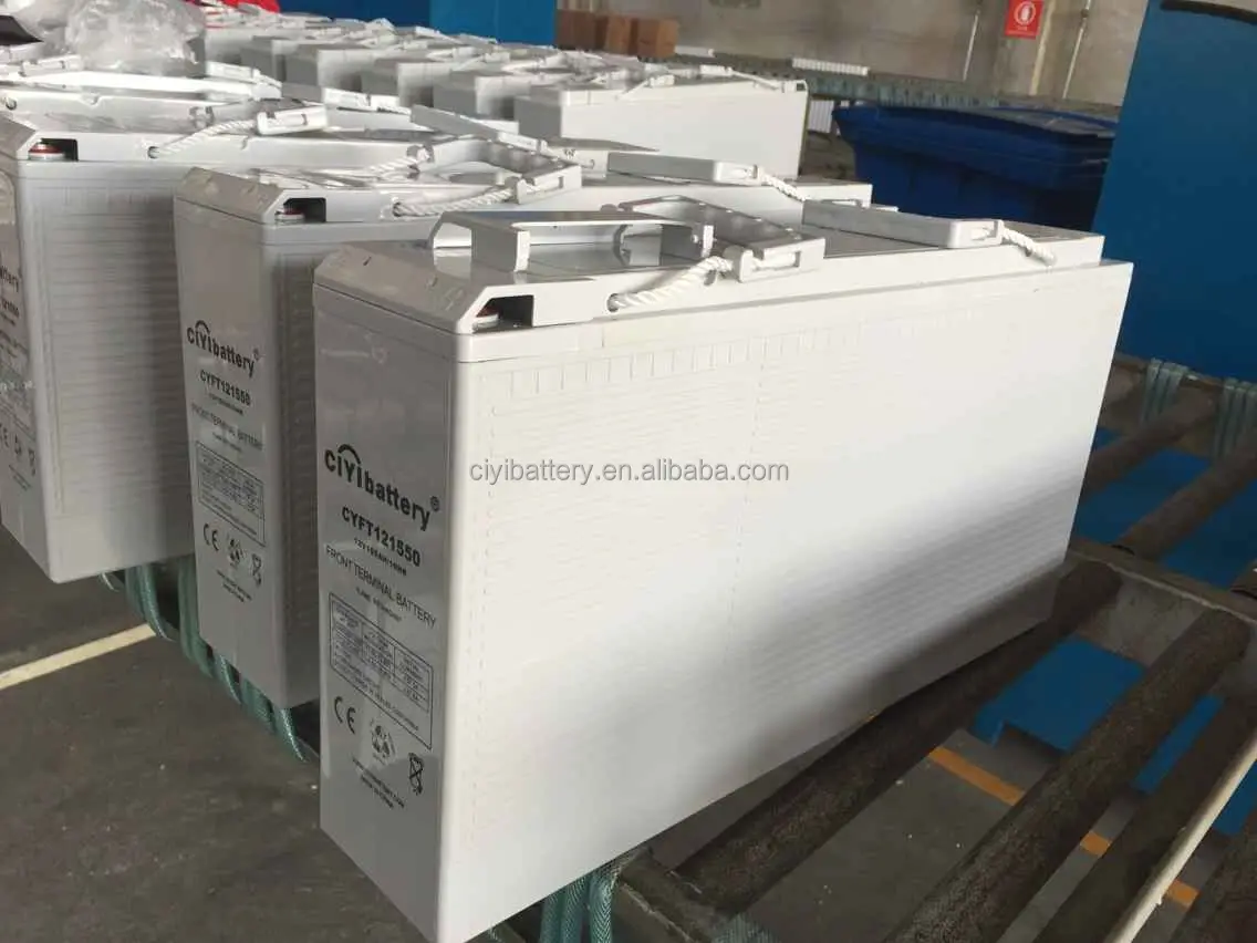 27 Years Quality MF SLA VRLA Telecom Battery 12v 155ah Front Terminal Battery