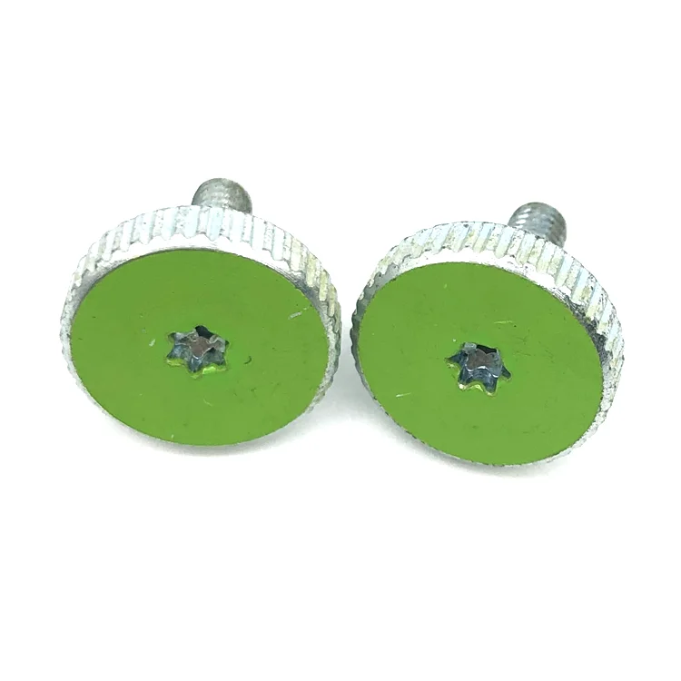 Color paint custom made decorative tightening screw