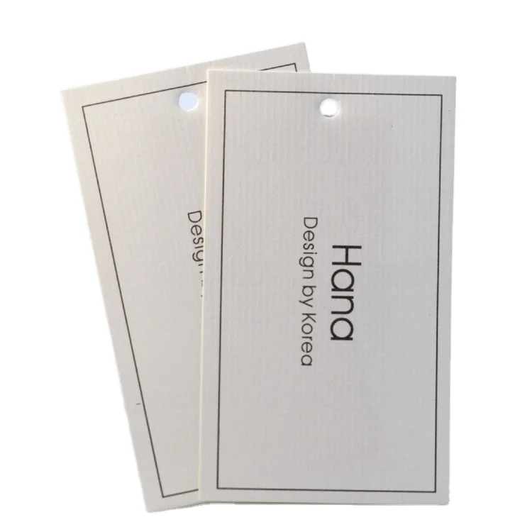 Custom Logo Hanging Tags Various Materials And Processes Printed Hang Tag Paper Cardboard Garment Hang Label Swing Clothing Tags