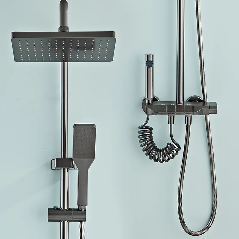 Bathroom Accessories Quality Men Shower Set Luxury Saving High Pressure Rainfall Kitchen Portable Purifying Shower Head