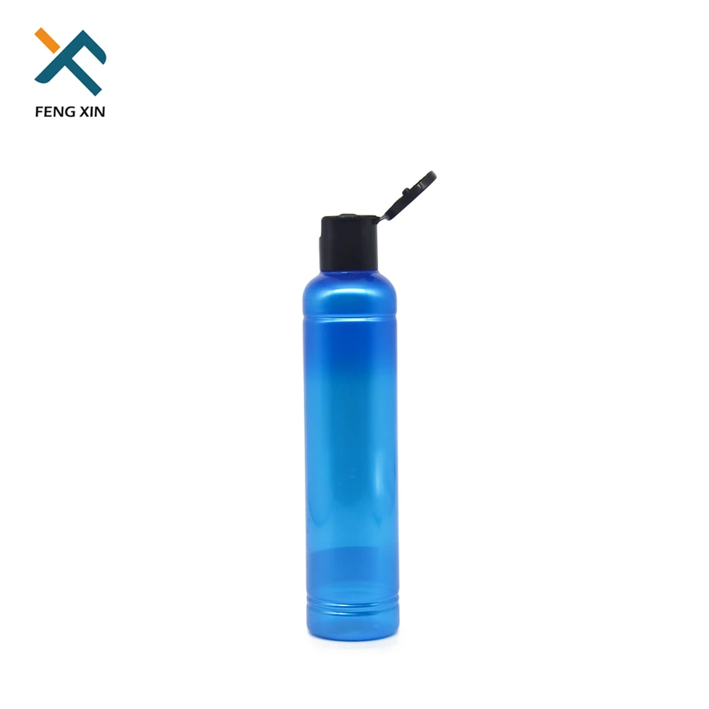 250 ml Clear Liquid Press Pump Dispenser plastic Bottle pet Cosmetic Toner Bottle discharge Makeup Nail  Remover oil Bottle