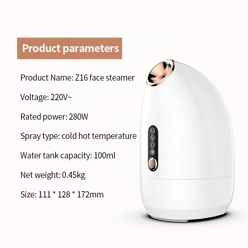 Best Nano Ionic Home Facial Steamer Benefits Cold and Hot with High Frequency and Display Screen for Face, Daily Hydration
