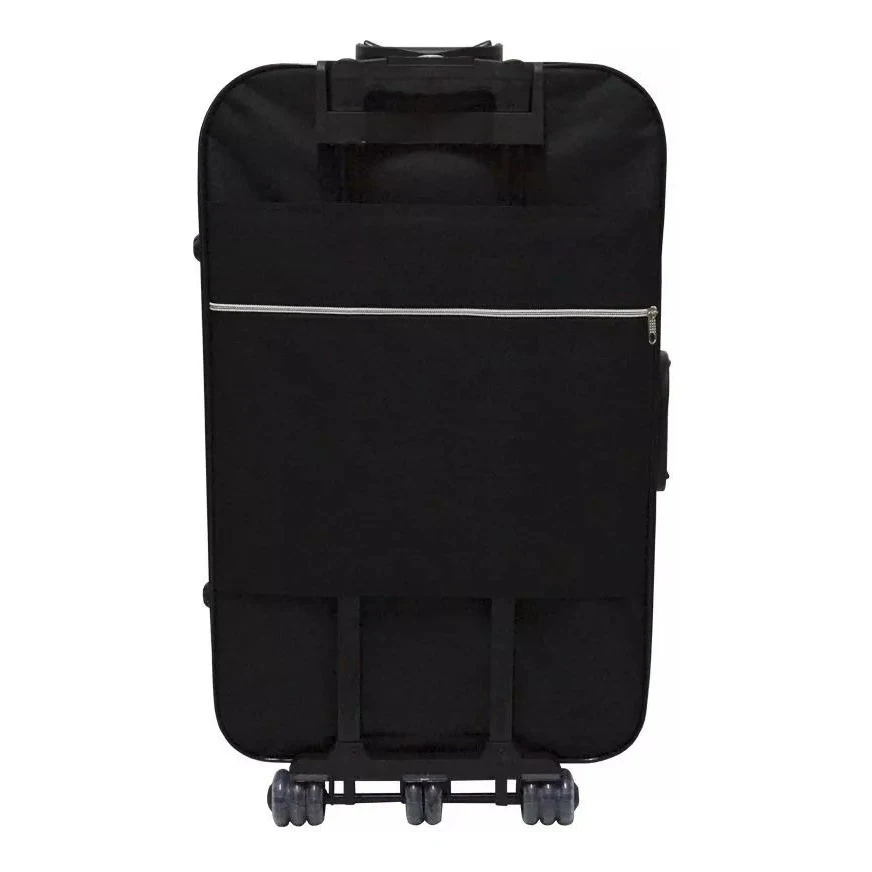 600D polyester external wheels honey comb frame 20 24 28 inch cheap soft 3pcs eva travel trolley luggage bag