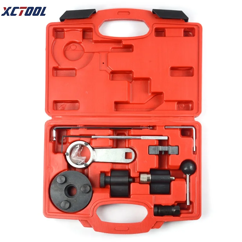 XCTOOL Car Repair Tool Engine Timing Tool Crankshaft Locking Set For VW Audi Seat Skoda VAG 1.6 & 2.0L TDI Repair Kit XC8511