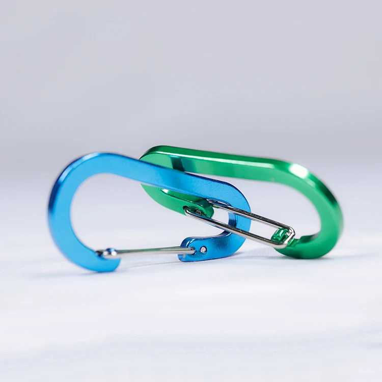 
Buckle anodized 6cm aluminum carabiner round carabiner hook 