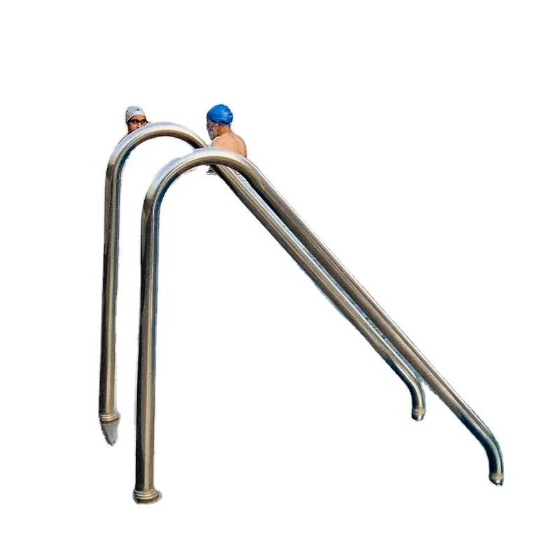 Low MOQ Stainless steel Customized Easy Installation Step Ladder For Above Ground Pool Outdoor Swimming Pool Ladders