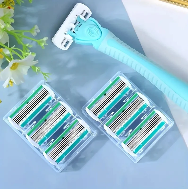 Disposable Six-Blade Personal Shaver for Men Sensitive Skin Friendly for Body Use with Face Razor Supply