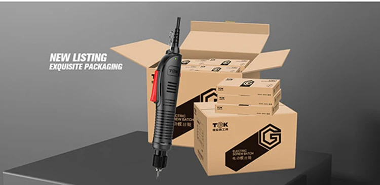 Semi Automatic Torque Adjustable Speed Electric Screwdriver For Production Line Installation with Extra EU or UK adapter