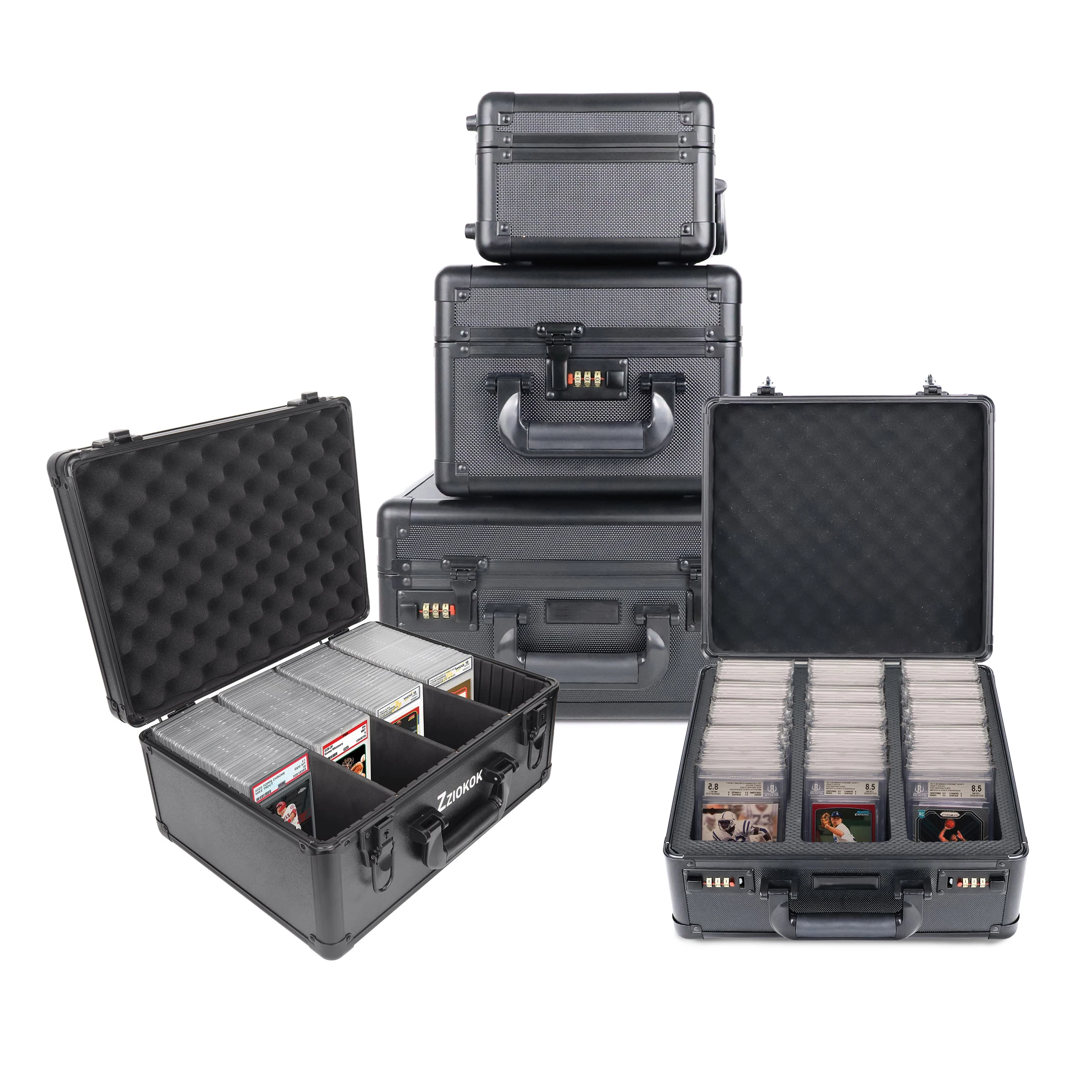 Custom Waterproof Graded Card Storage Foldable Box Sports Trading Card Collector Box Fits BGS FGS P-SA Graded Card Carry Case