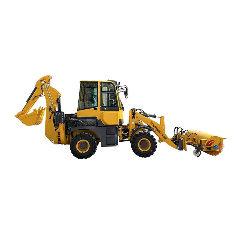 Mini 4x4 Compact Tractor  original mini small chargeuse-pelleteuse backhoes loader for home use