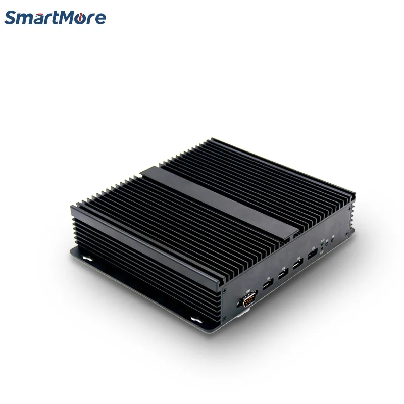 SmartMore OEM панель прочный край встроенный мини Itx Win геймерский корпус без вентилятора Промышленный ПК Мини