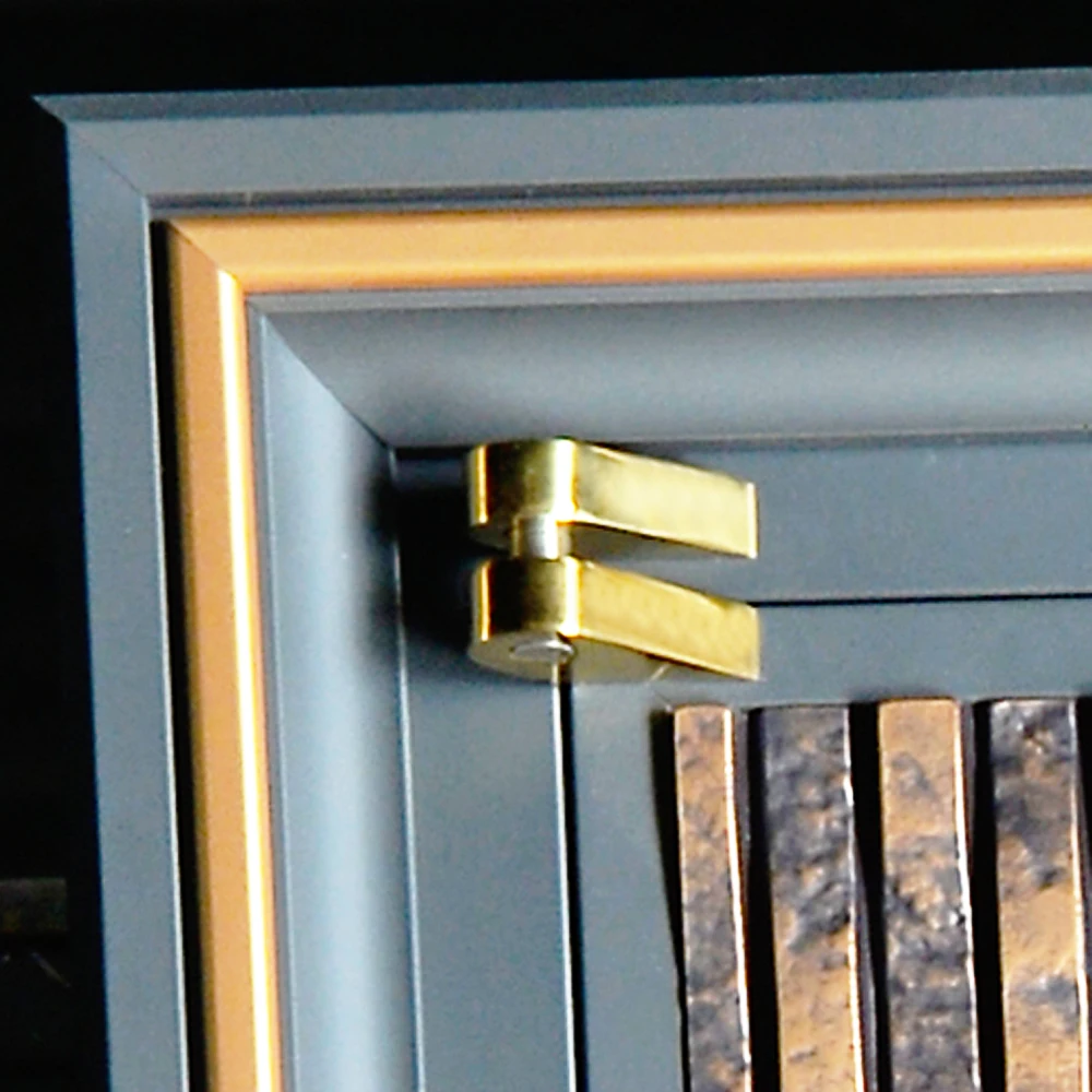 Socool aluminium modern exterior metalic with  smart lock  entry door