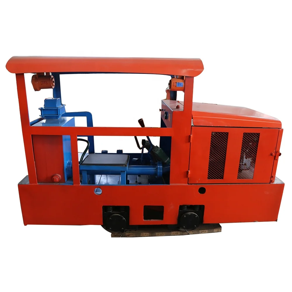 Internal Combustion Shunting Locomotive Narrow Gauge Underground Explosion Proof Small 5 Ton Internal Combustion Locomotive